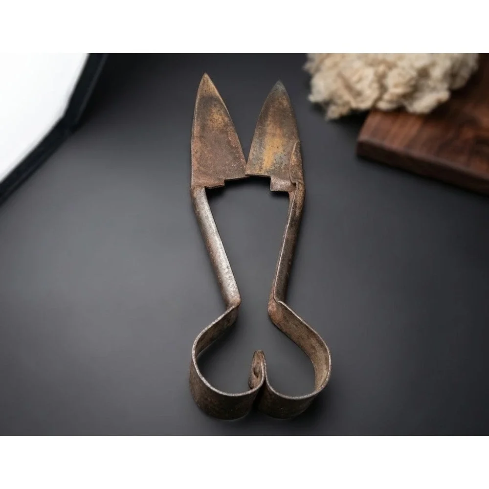 Vintage 30s Burgon Ball Twentieth Century Sheep Shears Metal Cast Iron Scissors